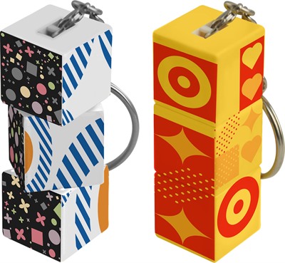 Twist Cube Keyring