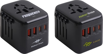 Universal Travel Adapter with USB-C Ports