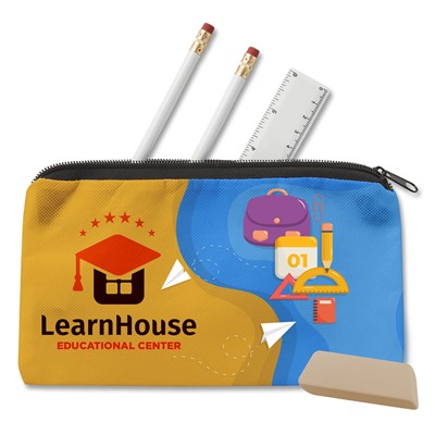 Upton Sublimated Pencil Case School Kit