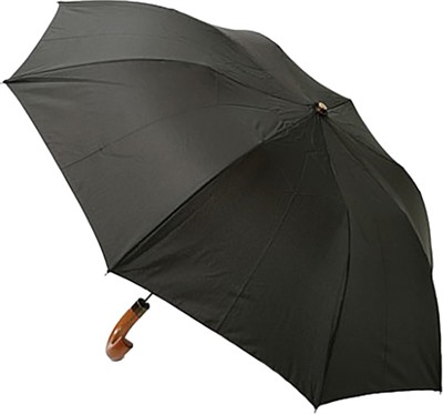 Verani Wood Hook Handle Folding Umbrella