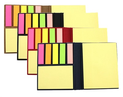 Vivid Sticky Notepad And Flags