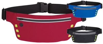 Waist Bag With Safety Strip And Lights