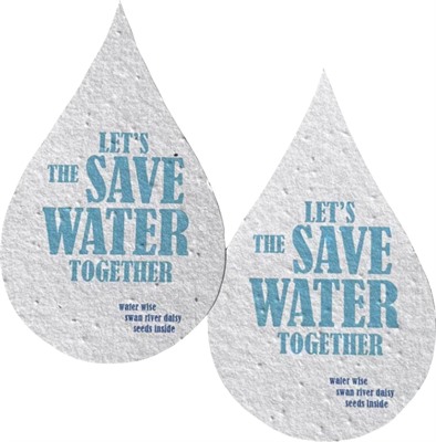 Water Drop Seeded Paper