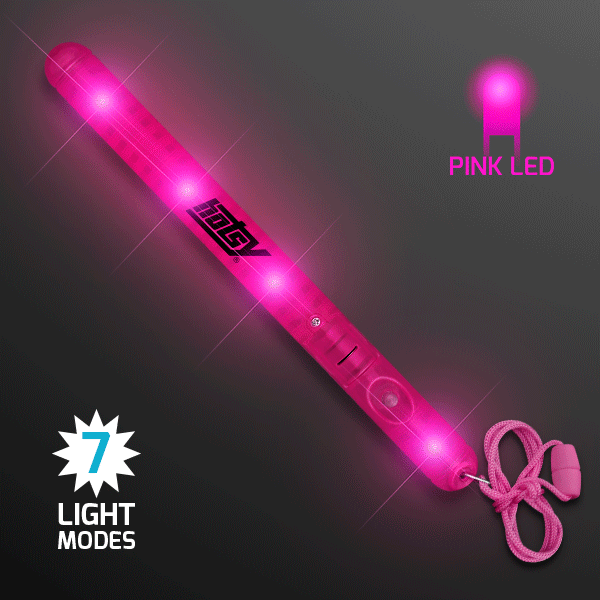 Waving LED Pink Wand