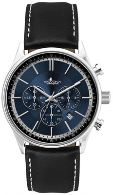 Webster Blue Sunray Dial Chronograph