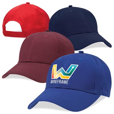 Weekend Baseball Caps are available in three colour choices.