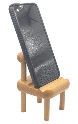 Wooden Chair Phone Stand