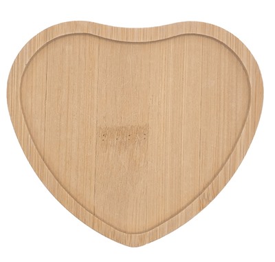 Wooden Heart Coaster