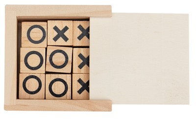 Wooden Tic Tac Toe Game