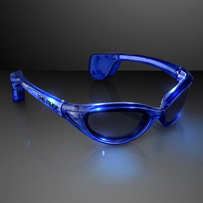 Wraparound Blue Light Up Glasses