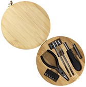 10 Piece Tool Kit In Bamboo Case
