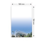 100x150mm White Sticky Note Pad - 100 Sheet