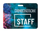 120x80mm Printed Name Tag