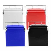 13L Retro Metal Ice Cooler Box