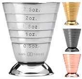 2.5oz Stepped Metal Jigger