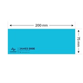 200x75mm Coloured Sticky Note Pad - 100 Sheet