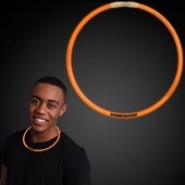 22 Inch Orange Glow Necklace