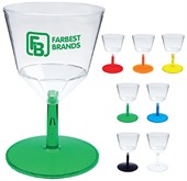 2oz Plastic Sampler Stemmed Wine Glass