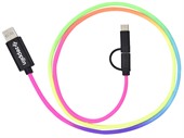 3 In 1 Rainbow Charging Cable