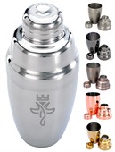 3 Piece 18 oz Cocktail Shaker