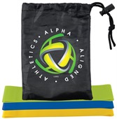 3 Resistance Bands In Pouch