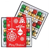 36 Piece Christmas Chocolate Baubles Box