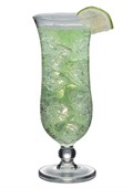 400ml Sunset Polycarbonate Hurricane Glass