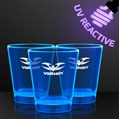 44ml UV Reactive Blue Glow Shot Glass