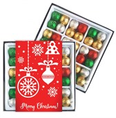45 Piece Christmas Chocolate Baubles Box