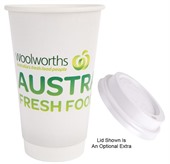 473ml Australian Made Double Walled Paper Coffee Cup