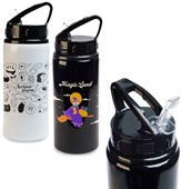 500ml Corso Drink Bottle Flip Straw Lid