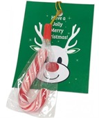 5cm Candy Cane Gift Card
