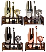 6 Piece Deluxe Bar Set & Stand