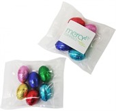 6 Solid Easter Eggs In Cello Bag