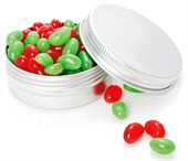 70g Single Colour Mini Jelly Beans Twist Tin