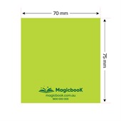 70x75mm Coloured Sticky Note Pad - 100 Sheet