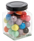 75gram Small Square Jar Mixed Chocolate Balls