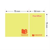 75x75mm Coloured Sticky Note Pad - 100 Sheet
