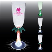 7oz Plastic Novelty Light Up Stem Champagne Glass