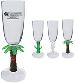 7oz Plastic Novelty Stem Champagne Glass