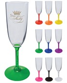 7oz Plastic Standard Stem Champagne Glass