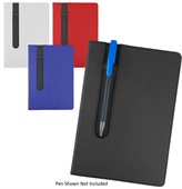 A5 Soft Touch Notebook With Pen Sleeve