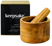 Acacia Mortar & Pestle