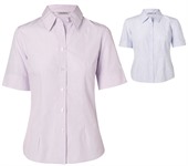 Ashton Ladies Mini Check Short Sleeve Shirt