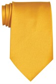 Athletic Gold Polyester Tie