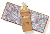 Awareness Ribbon Colouring Book & 6 Pencil Sets