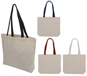 Axel Coloured Handle Canvas Tote