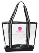 Babita Clear TPU Zippered Tote