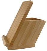 Bamboo Mobile Stand and Pen Holder