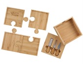 Bamboo Puzzle Cheese Set